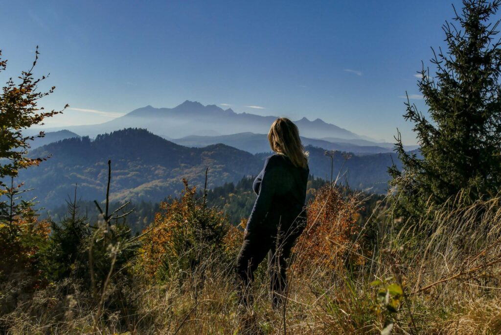 Velka Kycera widok na Tatry