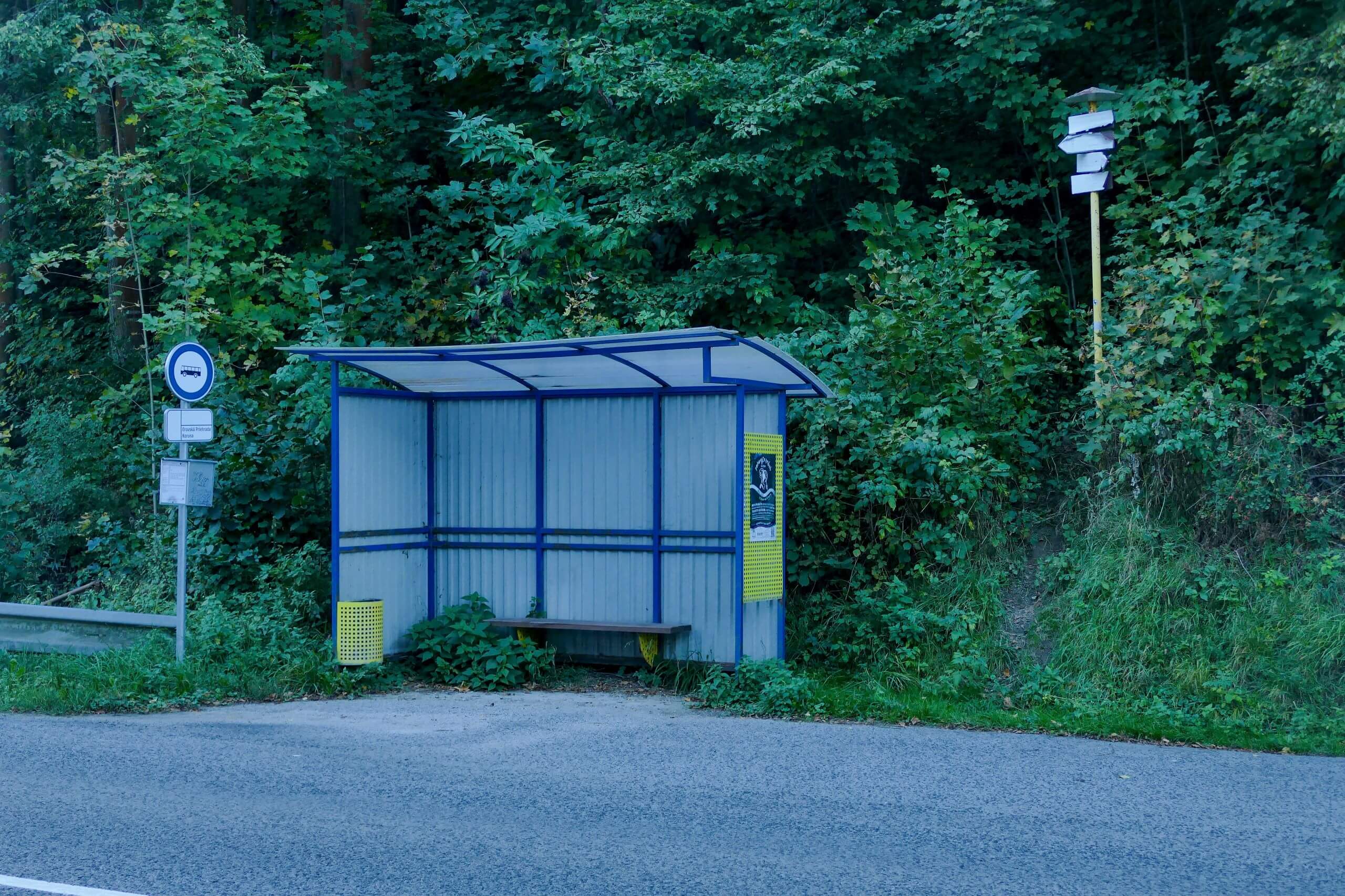 Przystanek - początek szlaku