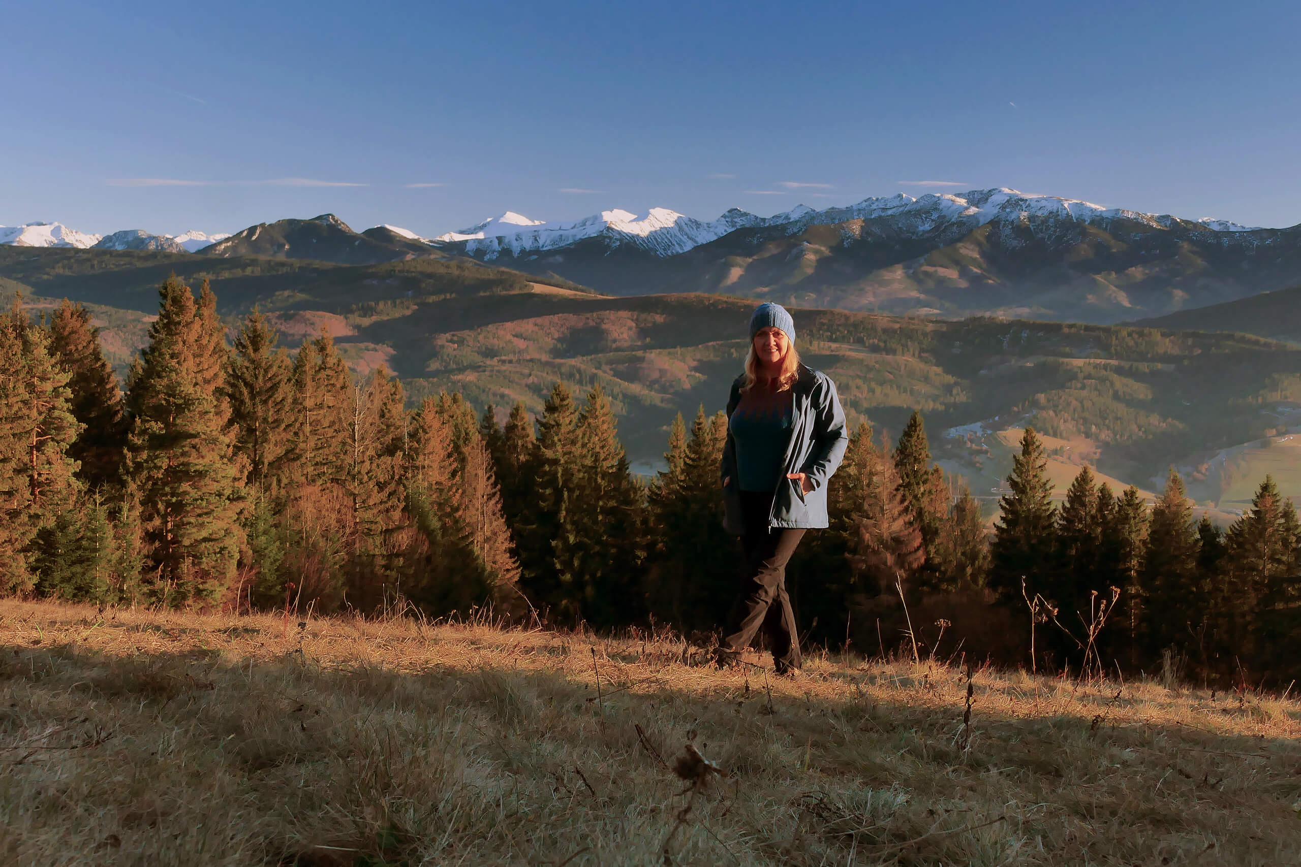 Panorama Tatr ze szlaku na Jaworowy Wierch