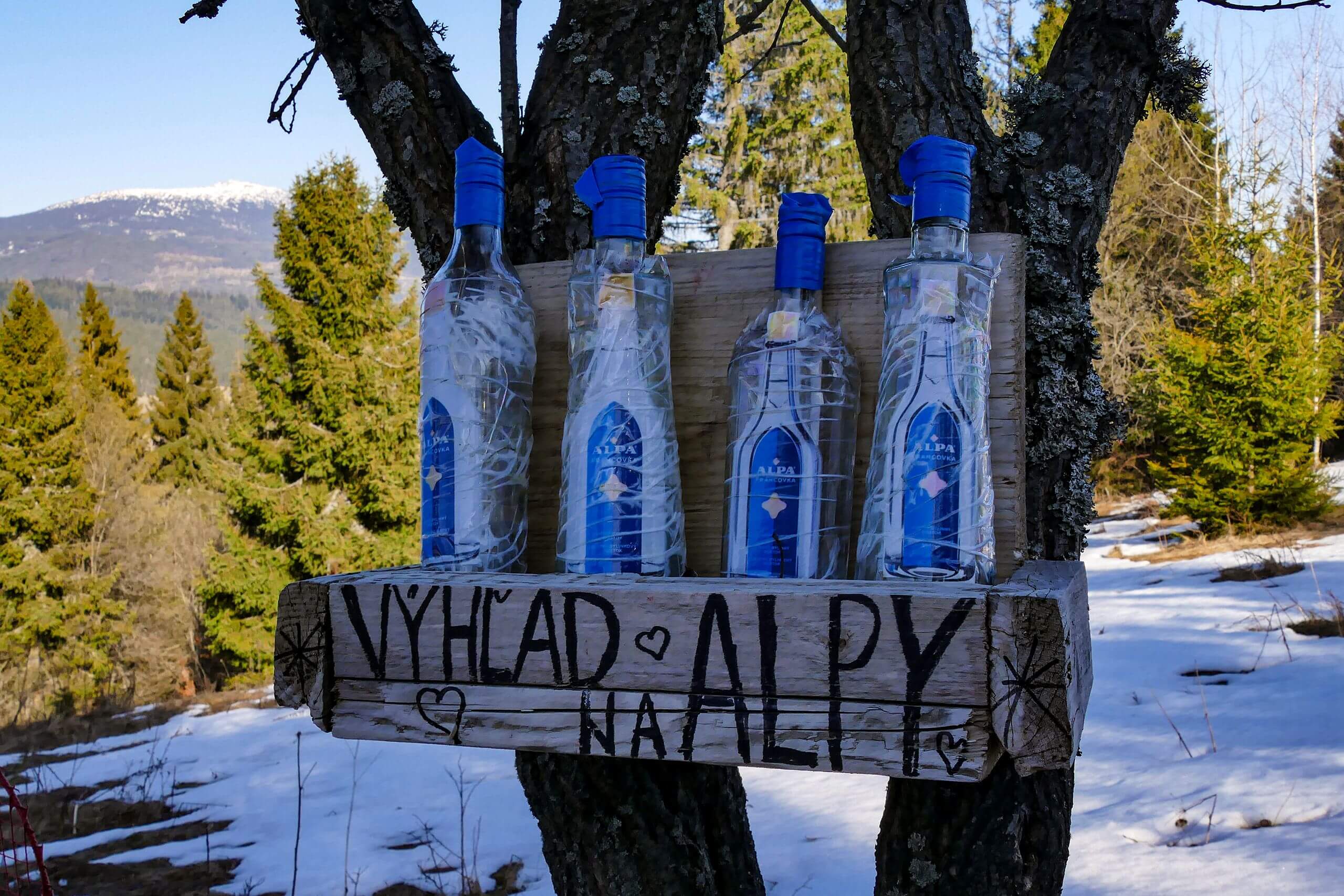 Widok na "Alpy"
