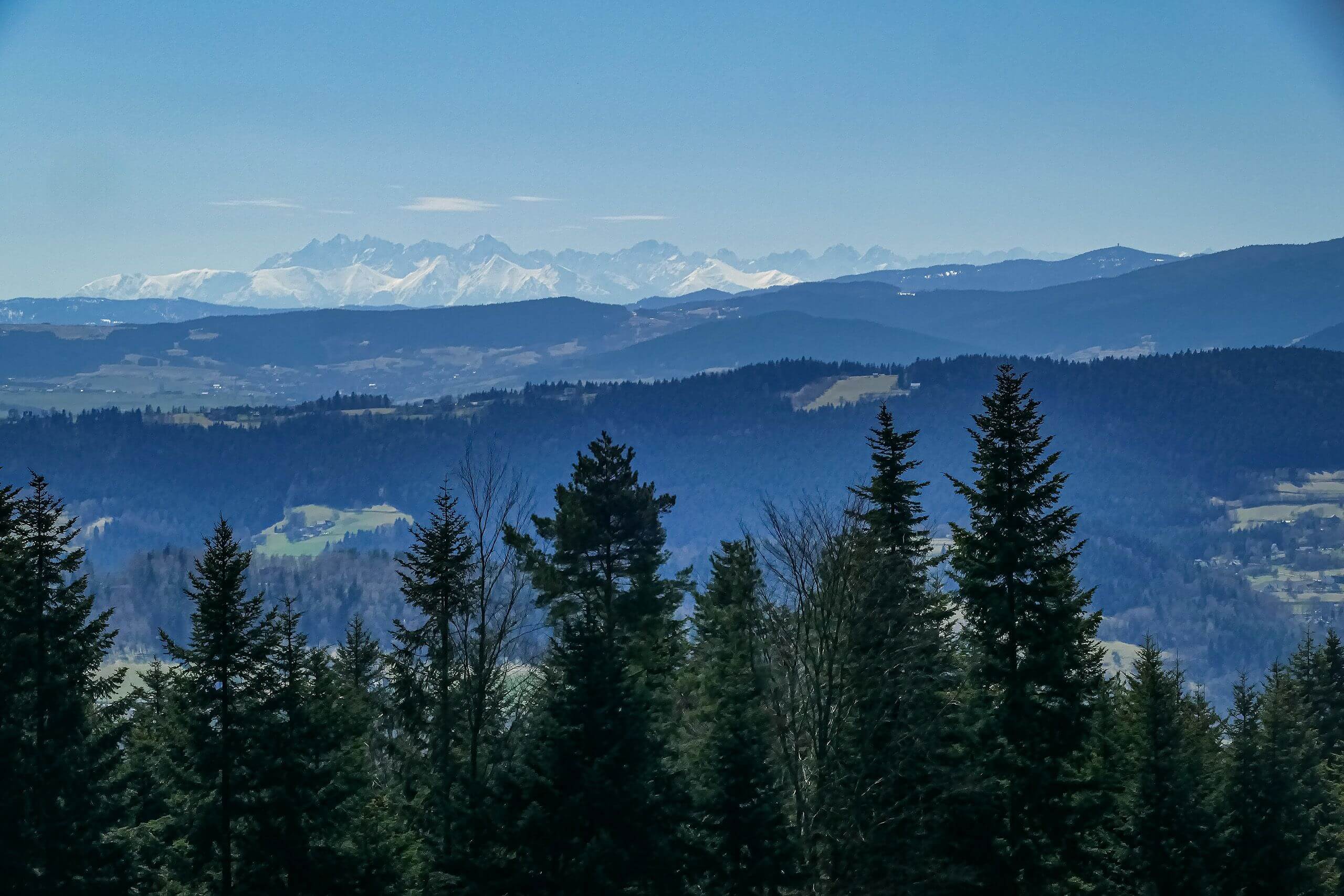 Tatry ze szlaku na Kamionną