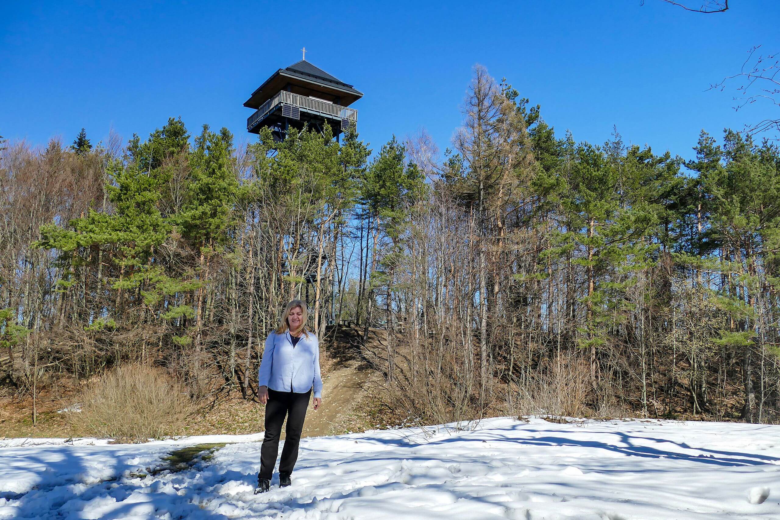 Pod wieżą widokową na Kamionnej